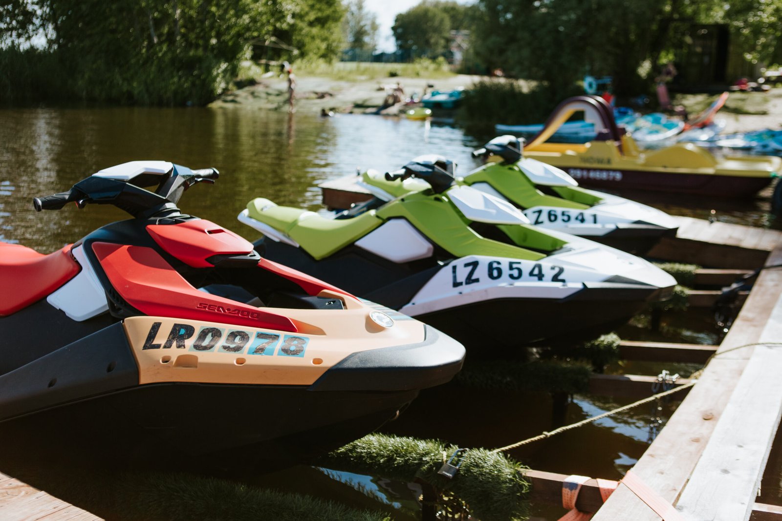 Ūdens motociklu noma Rīgā Ķīšezerā Richard Watersports